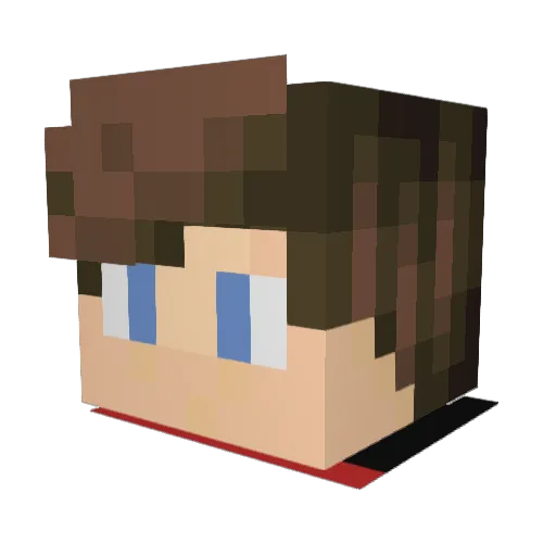 rRiannoN Minecraft avatar head, 3D render