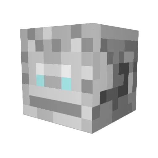 rSalman Minecraft avatar head, 3D render