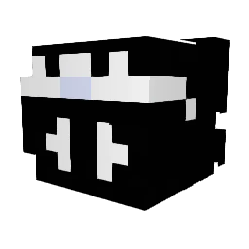 rSpiderr Minecraft avatar head, 3D render