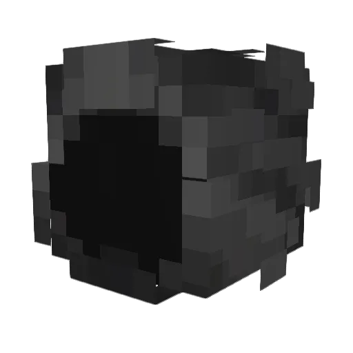 rSpit Minecraft avatar head, 3D render
