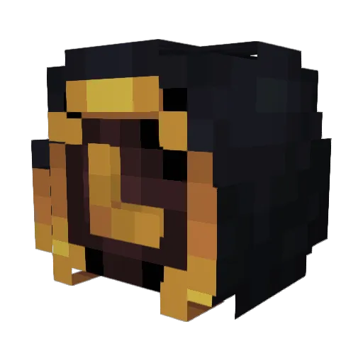 rVermilion Minecraft avatar head, 3D render