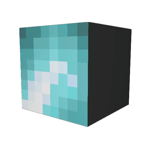 rWip3 Minecraft avatar head, 3D render