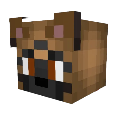 r_Yiff Minecraft avatar head, 3D render