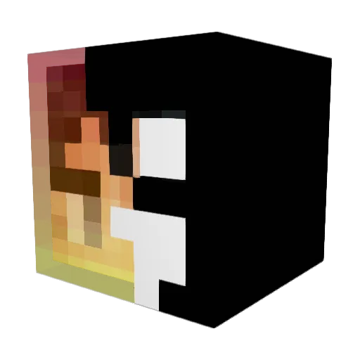 r_dragonball Minecraft avatar head, 3D render