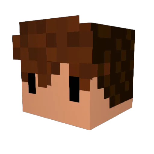 r_kobas Minecraft avatar head, 3D render