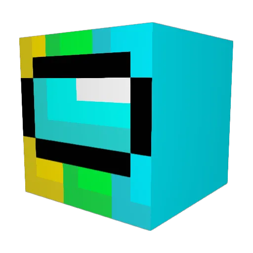 r_rafa Minecraft avatar head, 3D render