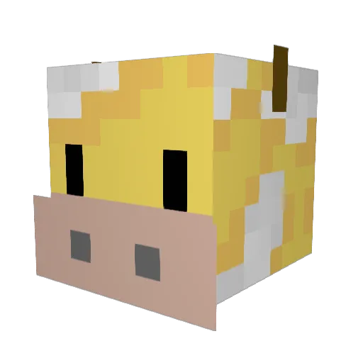 ra3ofsun Minecraft avatar head, 3D render