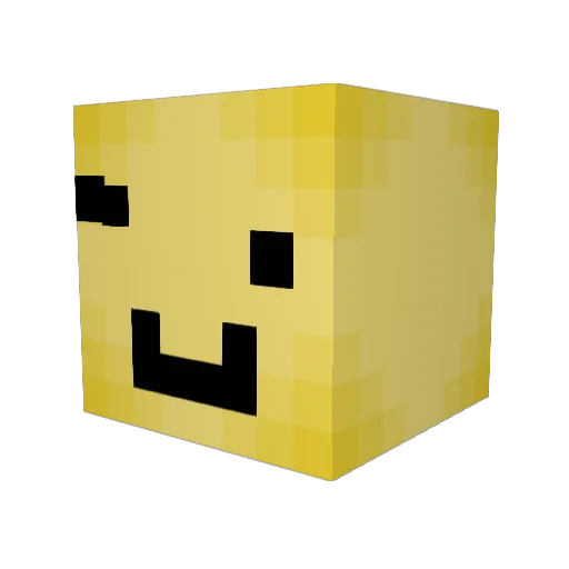 raToOnz Minecraft avatar head, 3D render