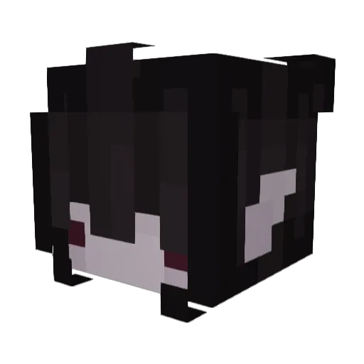 raVeN867 Minecraft avatar head, 3D render