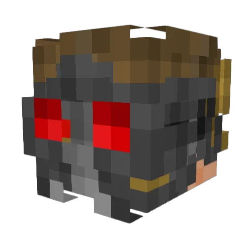 raaan10 Minecraft avatar head, 3D render