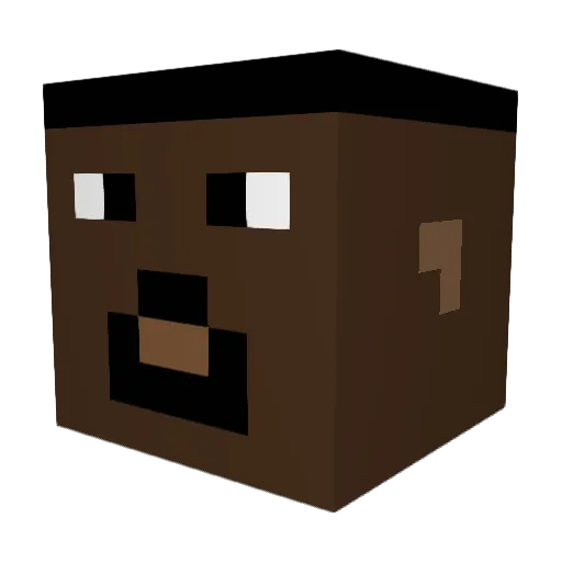 raad_ha Minecraft avatar head, 3D render