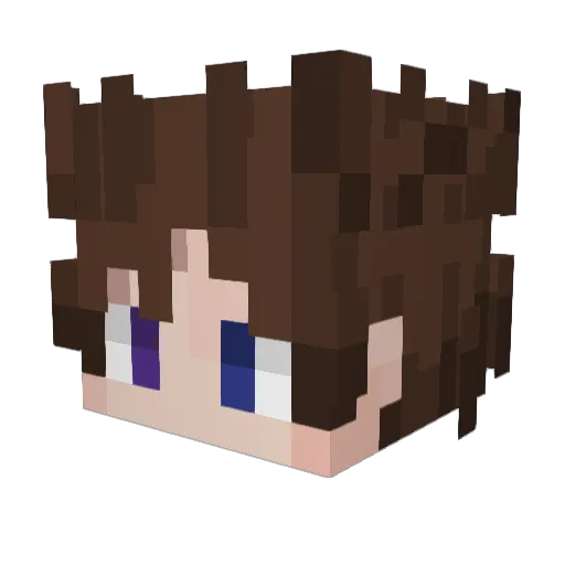raailex Minecraft avatar head, 3D render