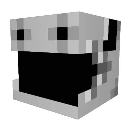 raawr2000 Minecraft avatar head, 3D render
