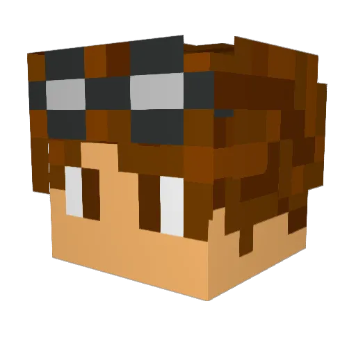 rabab05 Minecraft avatar head, 3D render