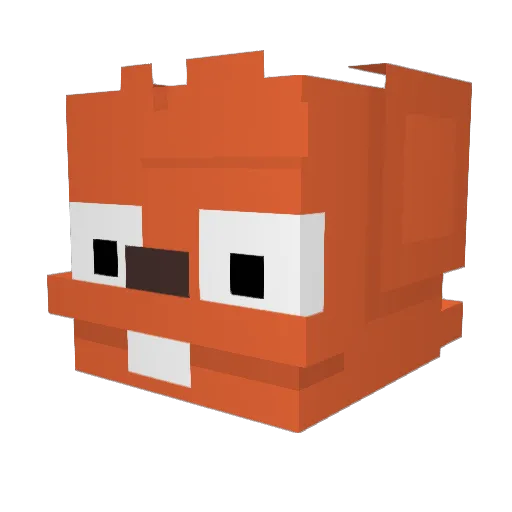 rabadan Minecraft avatar head, 3D render