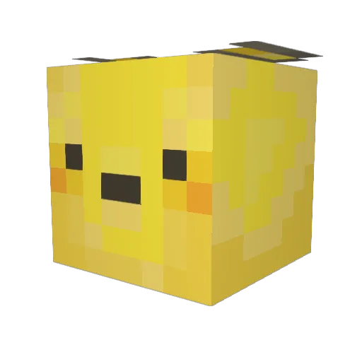 rabbit11mm Minecraft avatar head, 3D render