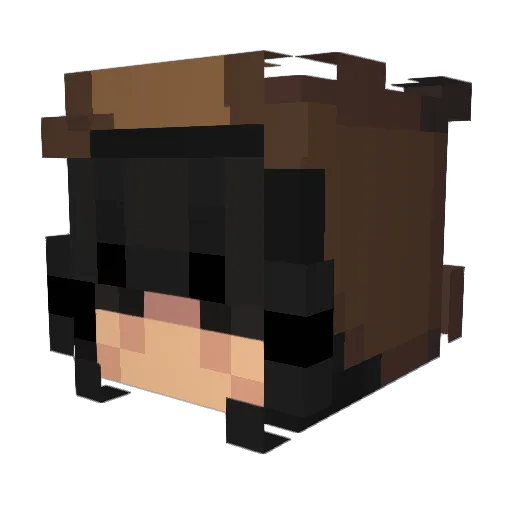 rabbit_hearted_ Minecraft avatar head, 3D render