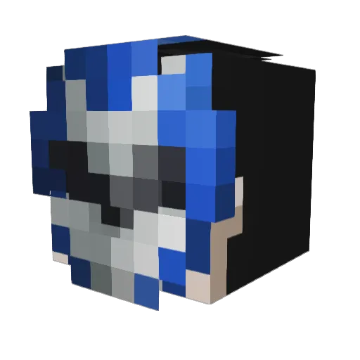 rabbit_meds Minecraft avatar head, 3D render