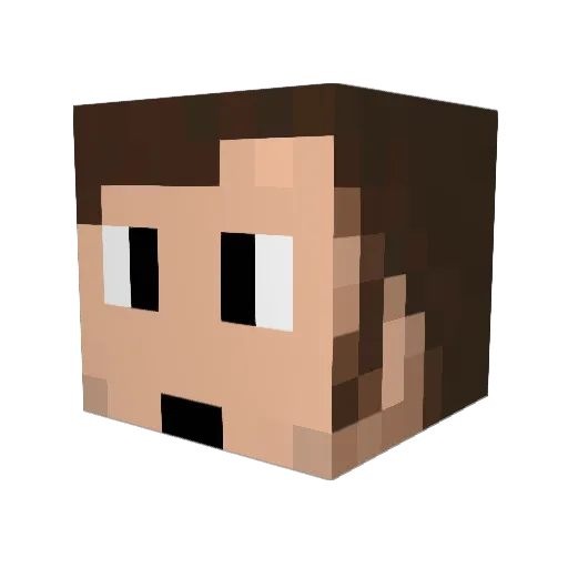 rabidsquirrel19 Minecraft avatar head, 3D render