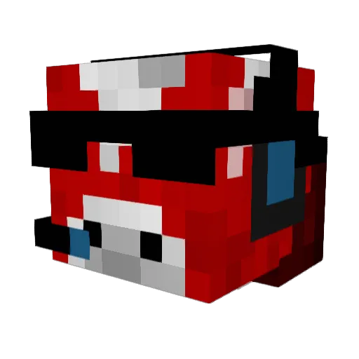 rac_legend77 Minecraft avatar head, 3D render
