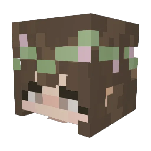 rach0188 Minecraft avatar head, 3D render