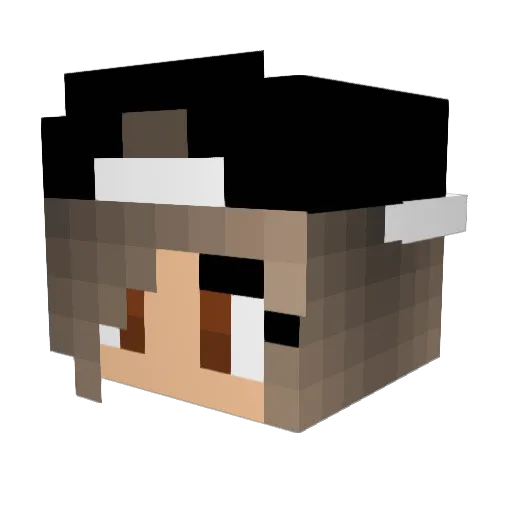 rach26 Minecraft avatar head, 3D render