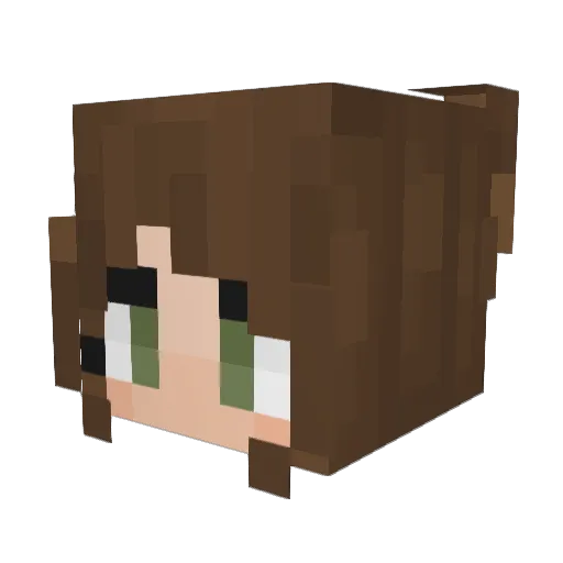 rachael_Jw Minecraft avatar head, 3D render