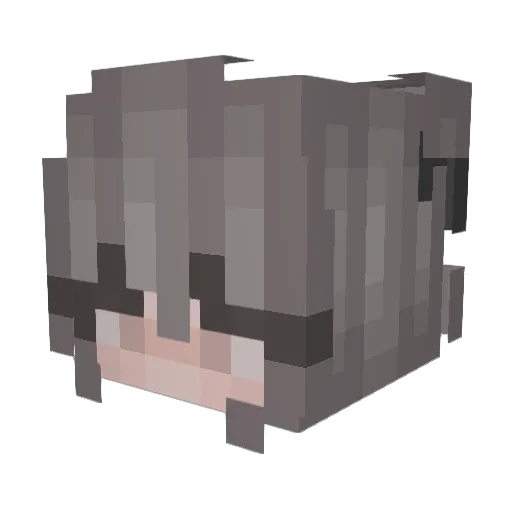 rachelrea Minecraft avatar head, 3D render