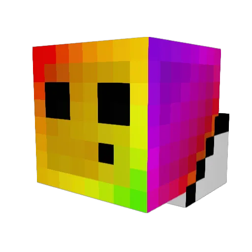 racingcreepz Minecraft avatar head, 3D render