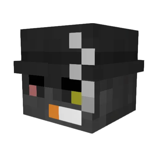 racksDE Minecraft avatar head, 3D render