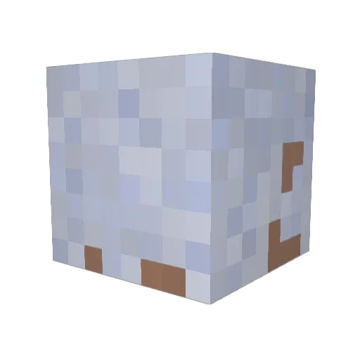 racota Minecraft avatar head, 3D render