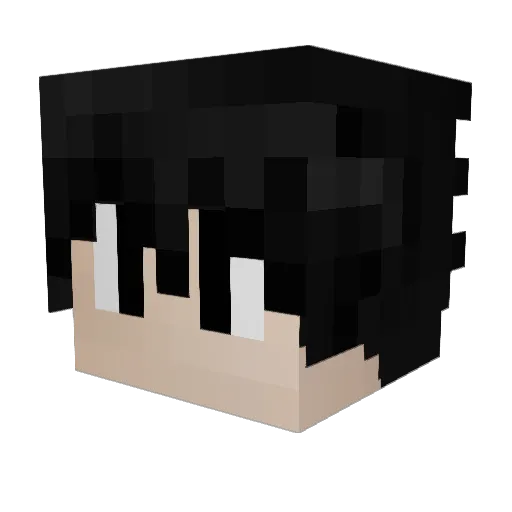 rad_waste Minecraft avatar head, 3D render