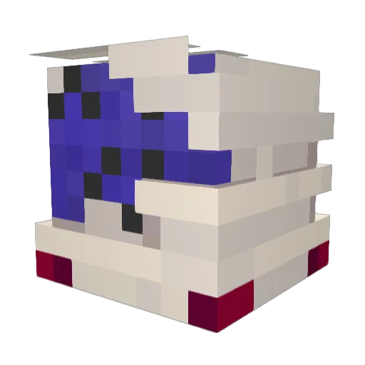 radaoooo Minecraft avatar head, 3D render