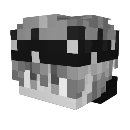 radarmy Minecraft avatar head, 3D render