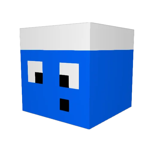 radford4528 Minecraft avatar head, 3D render