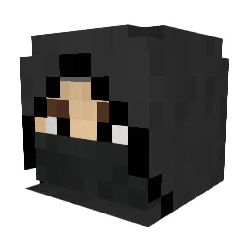 radi111111 Minecraft avatar head, 3D render