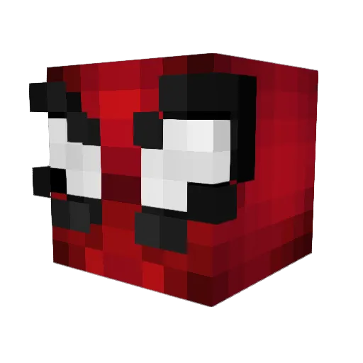 radical_cheese Minecraft avatar head, 3D render