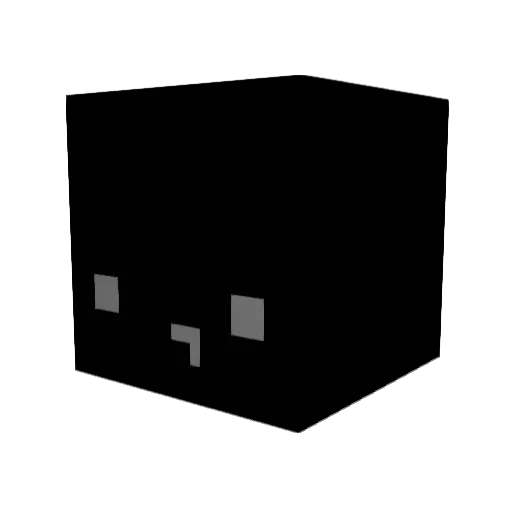 radientt Minecraft avatar head, 3D render