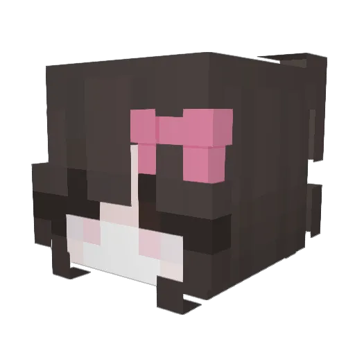 radiohe4d Minecraft avatar head, 3D render