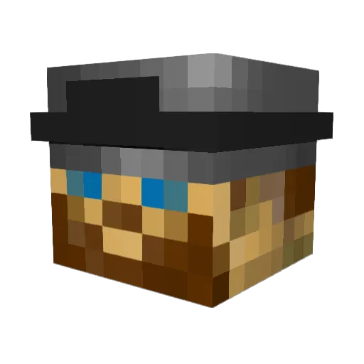 radione_42 Minecraft avatar head, 3D render