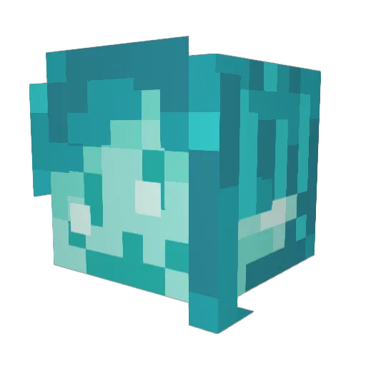 radish5118 Minecraft avatar head, 3D render