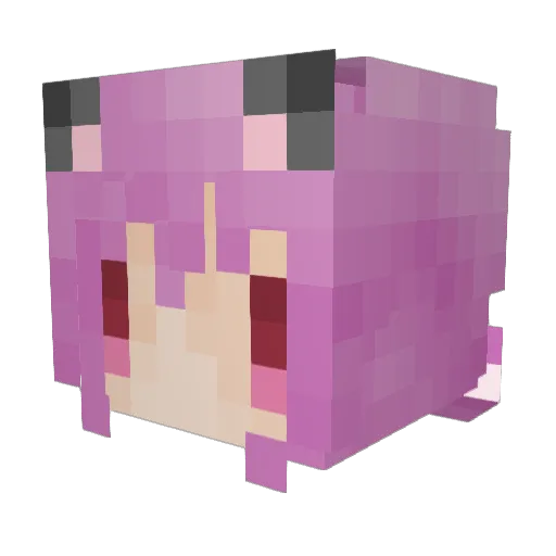 radixcore Minecraft avatar head, 3D render
