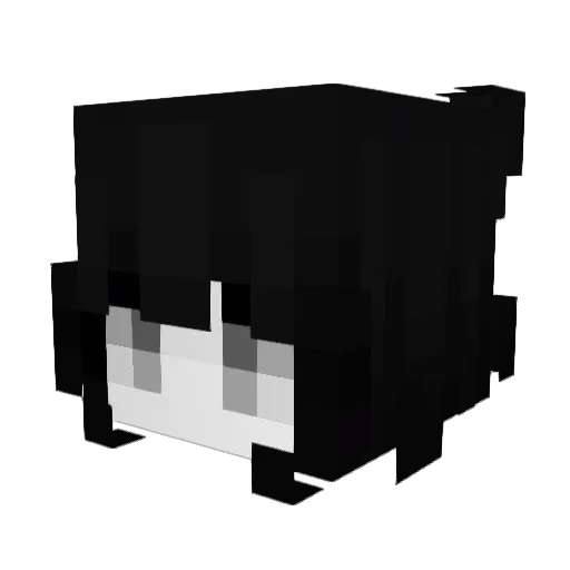 radn64 Minecraft avatar head, 3D render