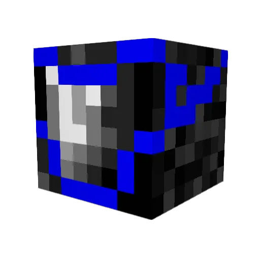 radzack Minecraft avatar head, 3D render