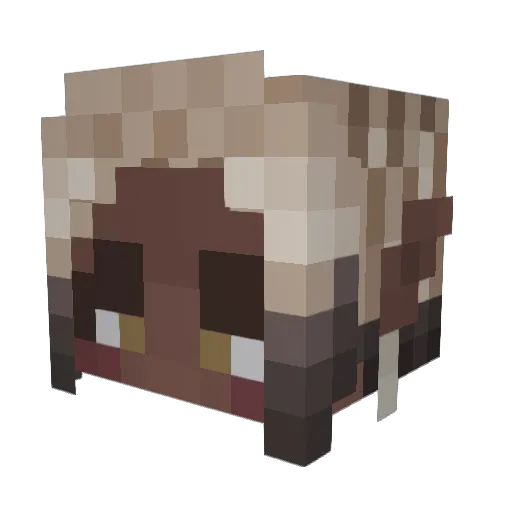 rae0412 Minecraft avatar head, 3D render