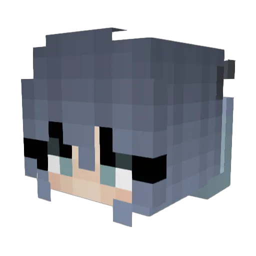 raebeam Minecraft avatar head, 3D render