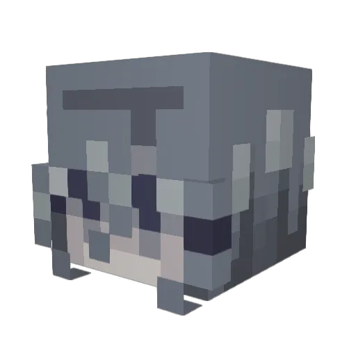 raein_ Minecraft avatar head, 3D render