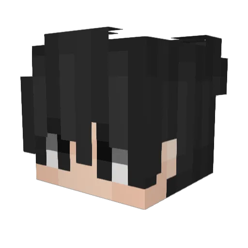 raewecs Minecraft avatar head, 3D render