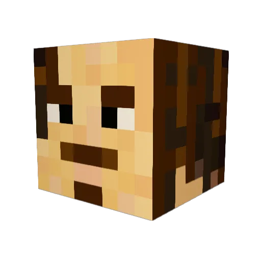rafa021 Minecraft avatar head, 3D render