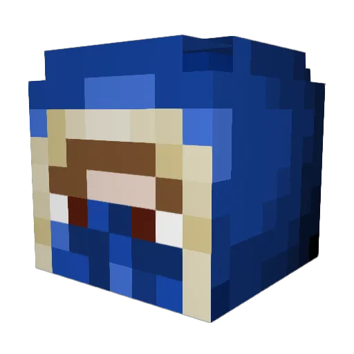 rafa1023 Minecraft avatar head, 3D render